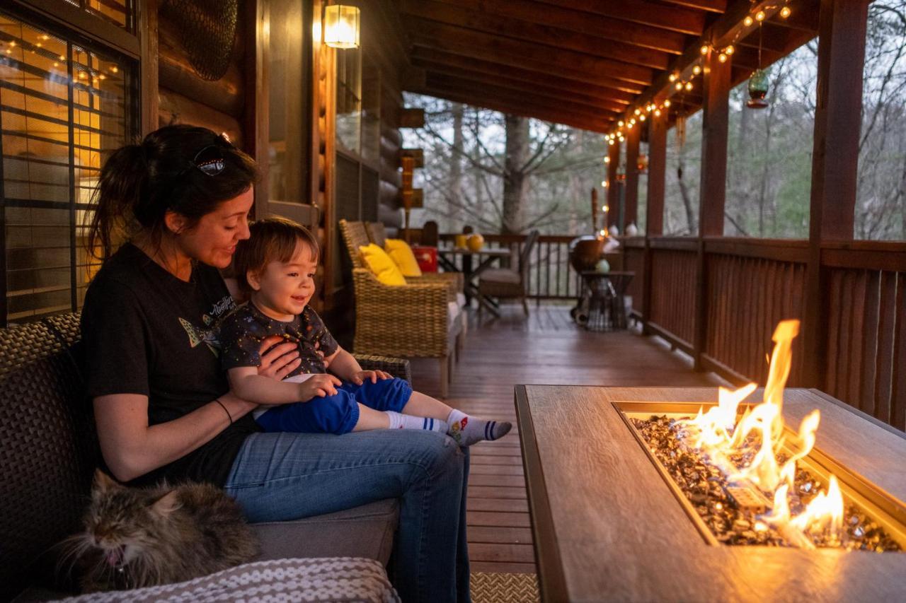 Villa Three Dog Night - Pet-Friendly Cabin With Hot Tub Blue Ridge Exterior foto