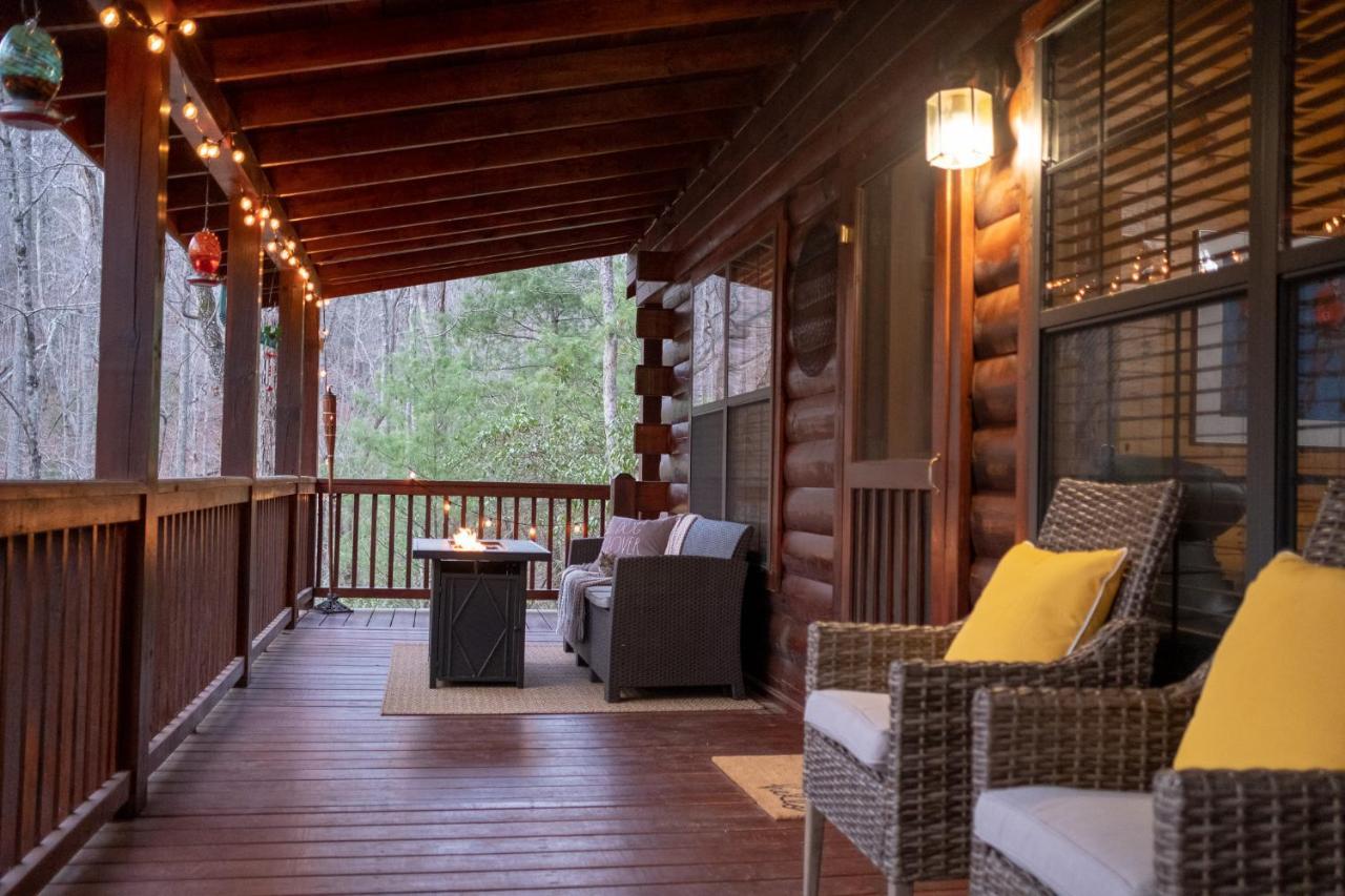 Villa Three Dog Night - Pet-Friendly Cabin With Hot Tub Blue Ridge Exterior foto